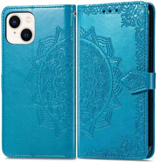 Imoshion Mandala Bookcase voor de Apple iPhone 14 / 13 - Turquoise