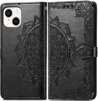 Imoshion Mandala Bookcase voor de Apple iPhone 14 / 13 - Zwart