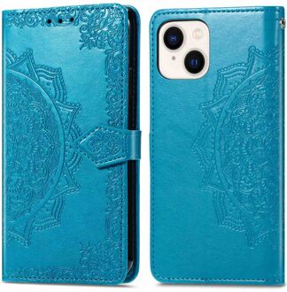 Imoshion Mandala Bookcase voor de Apple iPhone 15 - Turquoise