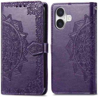 Imoshion Mandala Bookcase voor de Apple iPhone 17 - Paars