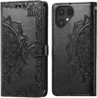 Imoshion Mandala Bookcase voor de Fairphone 6 - Zwart