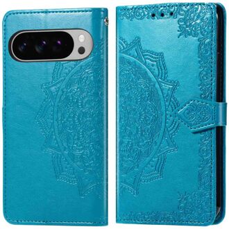 Imoshion Mandala Bookcase voor de Google Pixel 10 Pro XL - Turquoise