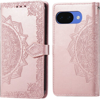 Imoshion Mandala Bookcase voor de Google Pixel 10a - Rosé Goud