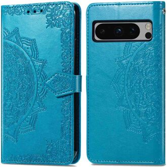 Imoshion Mandala Bookcase voor de Google Pixel 8 Pro - Turquoise