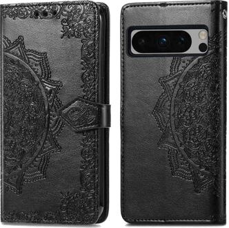 Imoshion Mandala Bookcase voor de Google Pixel 8 Pro - Zwart