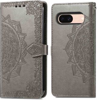 Imoshion Mandala Bookcase voor de Google Pixel 8a - Grijs