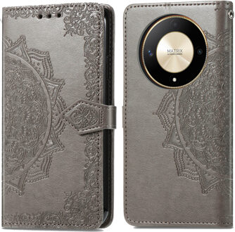 Imoshion Mandala Bookcase voor de Honor Magic 6 Lite - Grijs