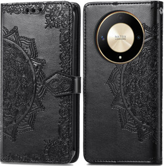 Imoshion Mandala Bookcase voor de Honor Magic 6 Lite - Zwart