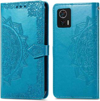 Imoshion Mandala Bookcase voor de Motorola Edge 30 Neo - Turquoise