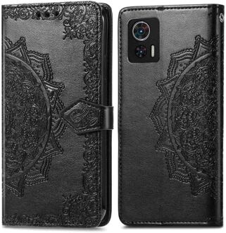 Imoshion Mandala Bookcase voor de Motorola Edge 30 Neo - Zwart