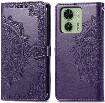 Imoshion Mandala Bookcase voor de Motorola Edge 40 - Paars