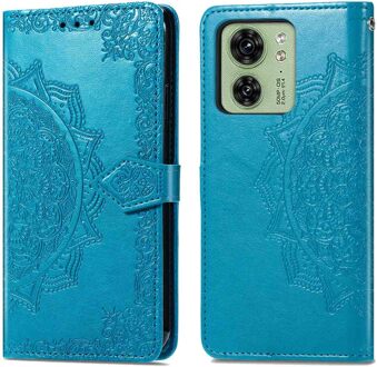 Imoshion Mandala Bookcase voor de Motorola Edge 40 - Turquoise