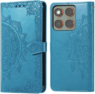 Imoshion Mandala Bookcase voor de Motorola Edge 70 - Turquoise