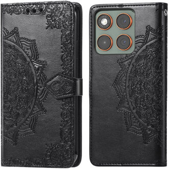 Imoshion Mandala Bookcase voor de Motorola Edge 70 - Zwart