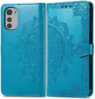 Imoshion Mandala Bookcase voor de Motorola Moto E32 / E32s - Turquoise