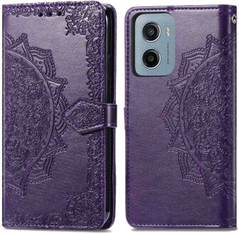 Imoshion Mandala Bookcase voor de Motorola Moto G05 / E15 - Paars
