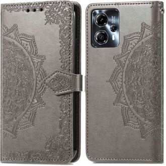 Imoshion Mandala Bookcase voor de Motorola Moto G13 / G23 - Grijs