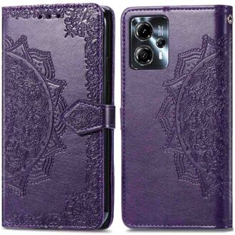 Imoshion Mandala Bookcase voor de Motorola Moto G13 / G23 - Paars