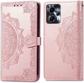 Imoshion Mandala Bookcase voor de Motorola Moto G13 / G23 - Rosé Goud