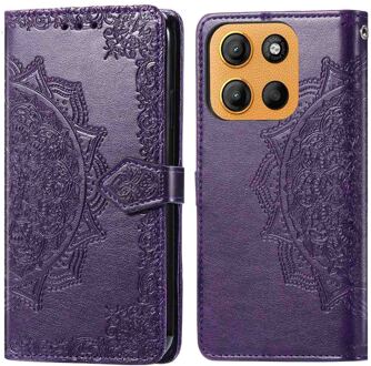 Imoshion Mandala Bookcase voor de Motorola Moto G15 / G15 Power - Paars