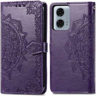 Imoshion Mandala Bookcase voor de Motorola Moto G24 Power - Paars