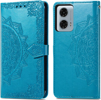 Imoshion Mandala Bookcase voor de Motorola Moto G24 Power - Turquoise