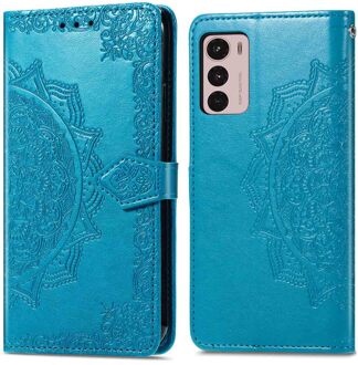 Imoshion Mandala Bookcase voor de Motorola Moto G42 - Turquoise