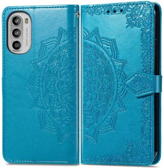 Imoshion Mandala Bookcase voor de Motorola Moto G52 / G82 - Turquoise
