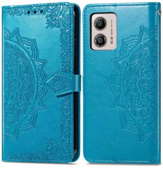 Imoshion Mandala Bookcase voor de Motorola Moto G53 - Turquoise