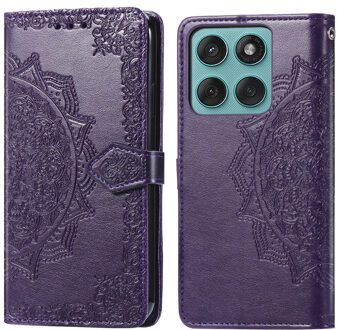 Imoshion Mandala Bookcase voor de Motorola Moto G57 Power - Paars