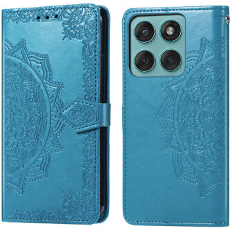 Imoshion Mandala Bookcase voor de Motorola Moto G57 Power - Turquoise