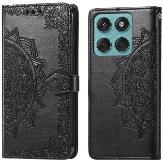 Imoshion Mandala Bookcase voor de Motorola Moto G57 Power - Zwart