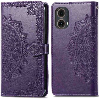 Imoshion Mandala Bookcase voor de Motorola Moto G85 - Paars