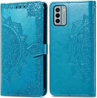 Imoshion Mandala Bookcase voor de Nokia G22 - Turquoise