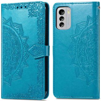 Imoshion Mandala Bookcase voor de Nokia G60 - Turquoise