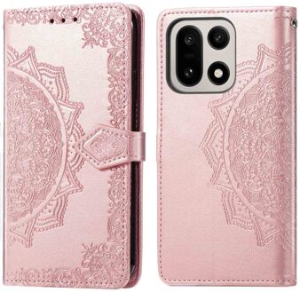 Imoshion Mandala Bookcase voor de OnePlus 15 - Rosé Goud
