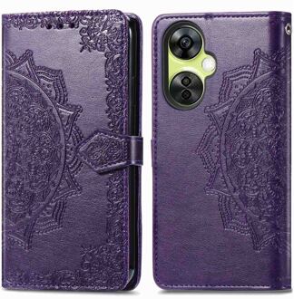 Imoshion Mandala Bookcase voor de OnePlus Nord CE 3 / CE 3 Lite - Paars