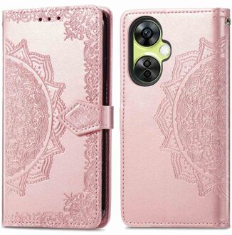 Imoshion Mandala Bookcase voor de OnePlus Nord CE 3 / CE 3 Lite - Rosé Goud