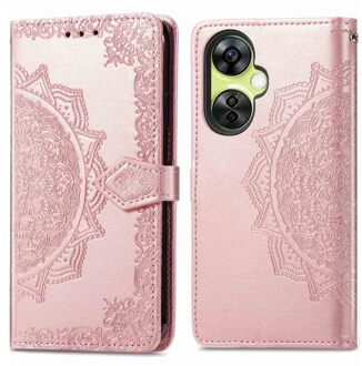 Imoshion Mandala Bookcase voor de OnePlus Nord CE 3 Lite (5G) - Rosé Goud