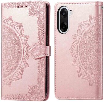 Imoshion Mandala Bookcase voor de OnePlus Nord CE5 - Rosé Goud