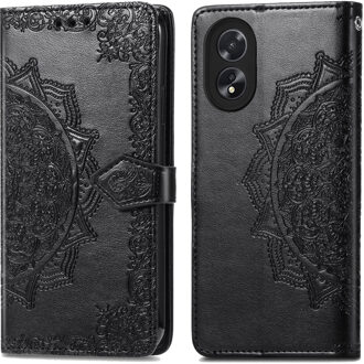 Imoshion Mandala Bookcase voor de Oppo A18 / Oppo A38 - Zwart