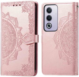 Imoshion Mandala Bookcase voor de Oppo A40 (4G) / Oppo A40M (4G) / Oppo A60 (5G) - Rosé Goud