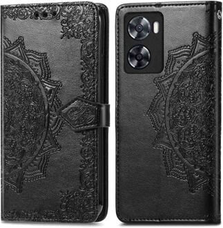 Imoshion Mandala Bookcase voor de Oppo A57(s) - Zwart