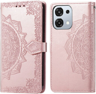Imoshion Mandala Bookcase voor de Oppo A6 Pro (5G) - Rose Gold Rosé goud