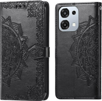 Imoshion Mandala Bookcase voor de Oppo A6 Pro (5G) - Zwart