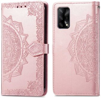 Imoshion Mandala Bookcase voor de Oppo A74 (4G) - Rosé Goud