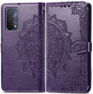 Imoshion Mandala Bookcase voor de Oppo A74 (5G) / A54 (5G) - Paars