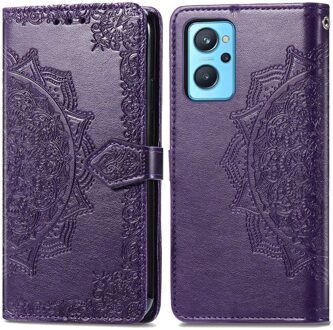 Imoshion Mandala Bookcase voor de Oppo A76 (4G) - Paars