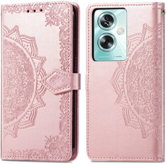 Imoshion Mandala Bookcase voor de Oppo A79 - Rosé Goud