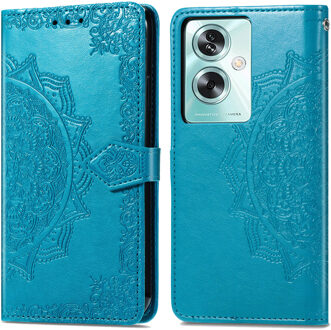Imoshion Mandala Bookcase voor de Oppo A79 - Turquoise